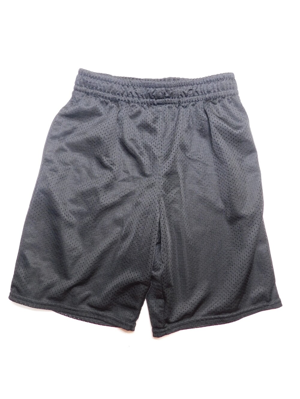 Athletic Works Boys Mesh Shorts Large 10-12 Black Recycled Polyester Basketball